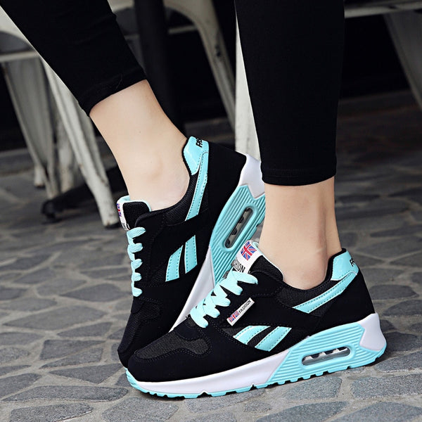 Zapatillas de Running con Plataforma Mesh y Amortiguación de Aire