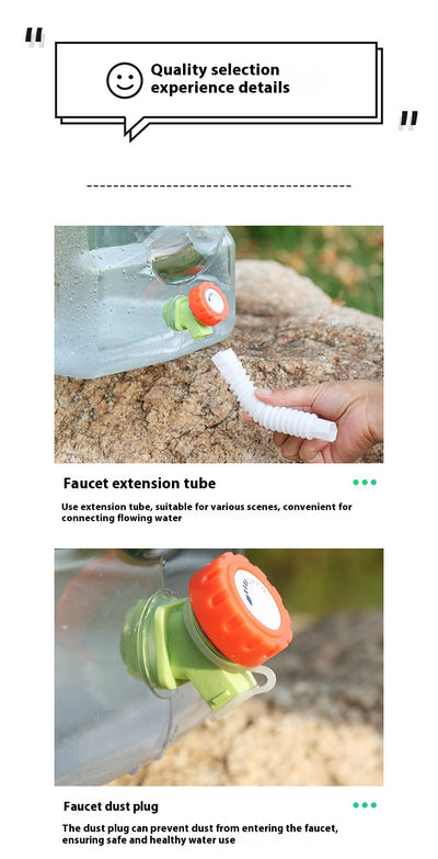 Cubo de Agua Portátil con Grifo para Camping y Viajes - Image 33