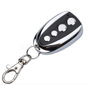 Control Remoto Inalámbrico de 4 Botones con Carcasa Metálica Negra - Image 3