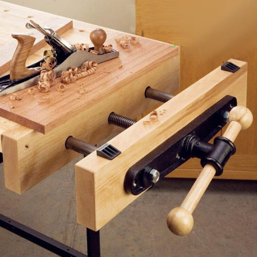 Abrazadera de Madera Maciza con Varilla Guía para Taller y Banco de Trabajo - Image 4