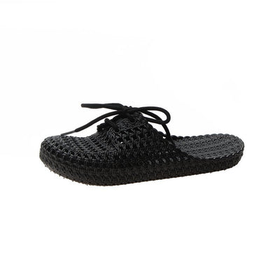Pantuflas Retro Playeras Baotou de Medio Talón - Image 6