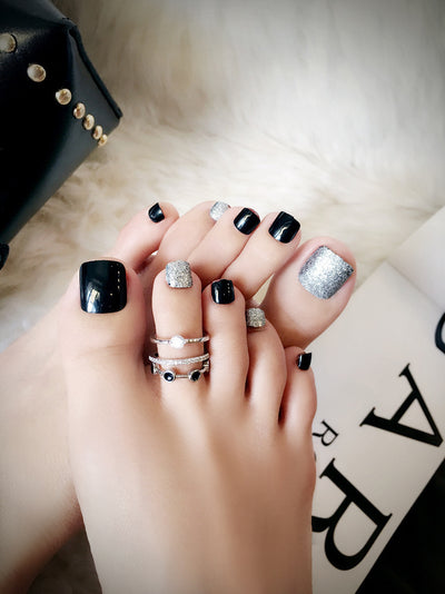 Uñas Acrílicas Artificiales Pro 24 Piezas Adhesivas - Image 25