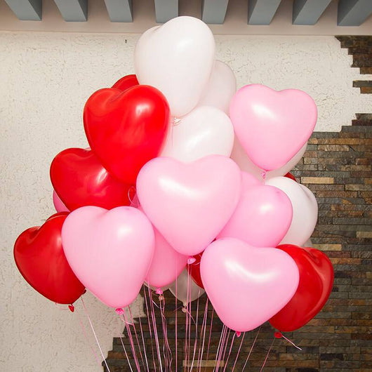 Globos de Látex en Forma de Corazón para Decoración de Bodas y Eventos