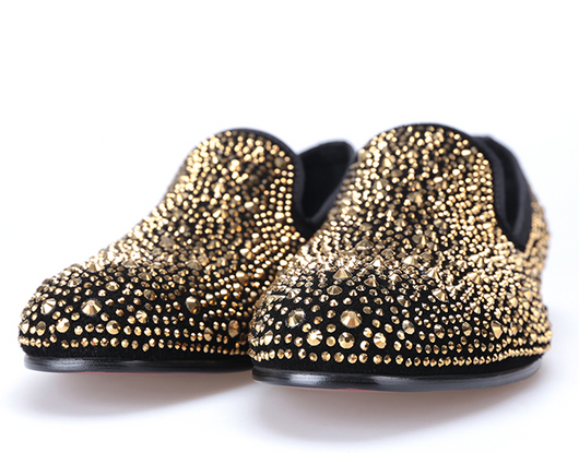 Zapatos Casuales Lefu para Hombre con Suela de Diamante Dorado y Cuero Abrasivo Negro - Image 5