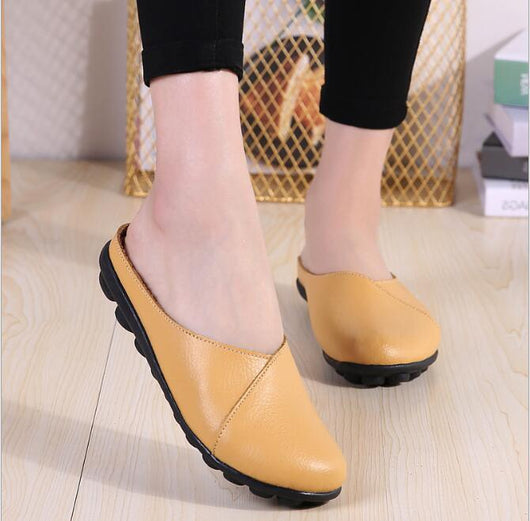 Zapatos casuales de cuero para mujer - Image 6