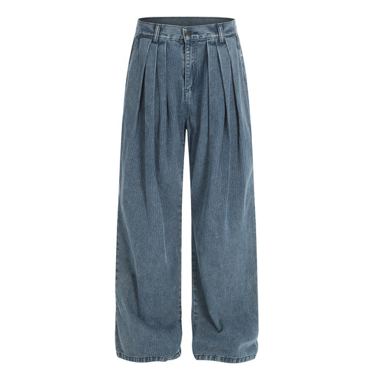 Pantalones Casuales de Corte Recto en Colores Sólidos para Hombre - Image 2