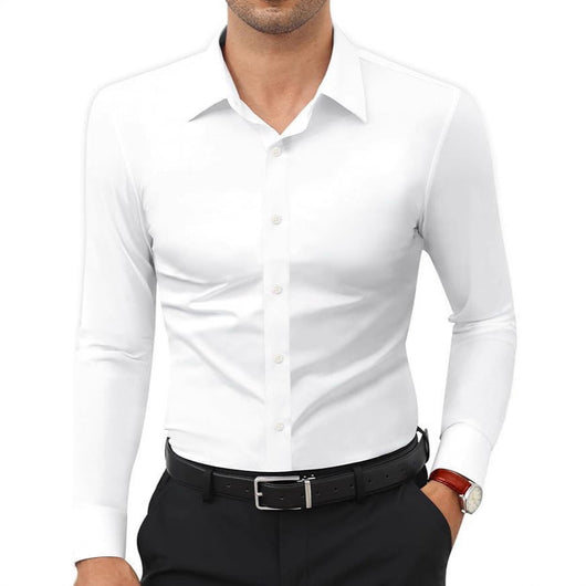 Camisa de Trabajo Slim Fit Clásica de Calidad Europea - Image 6