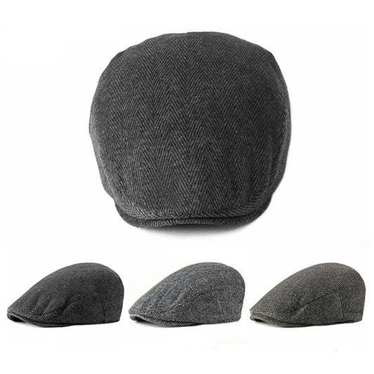 Boina Retro Británica de Lana para Hombre - Estilo Casual Clásico