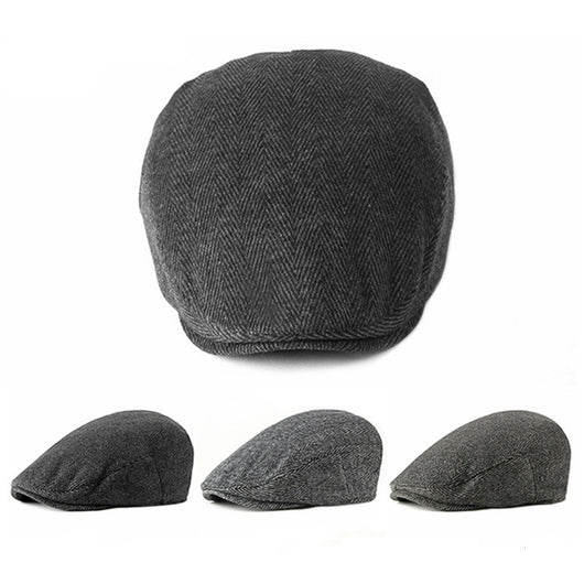 Boina Retro Británica de Lana para Hombre - Estilo Casual Clásico