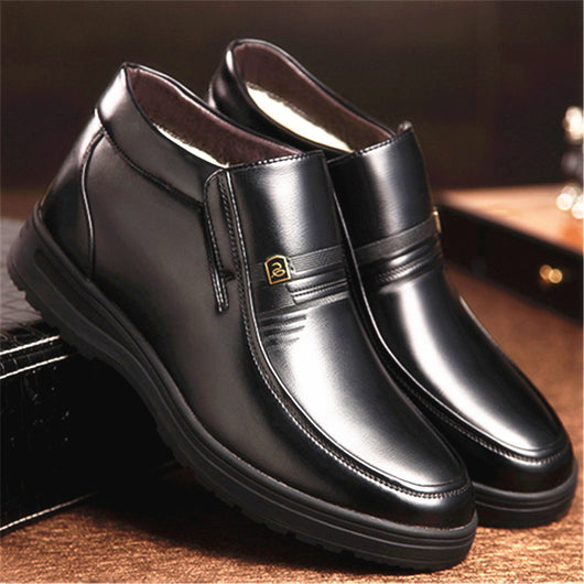 Zapatos Cálidos para Hombre con Forro de Terciopelo y Algodón Premium - Image 8