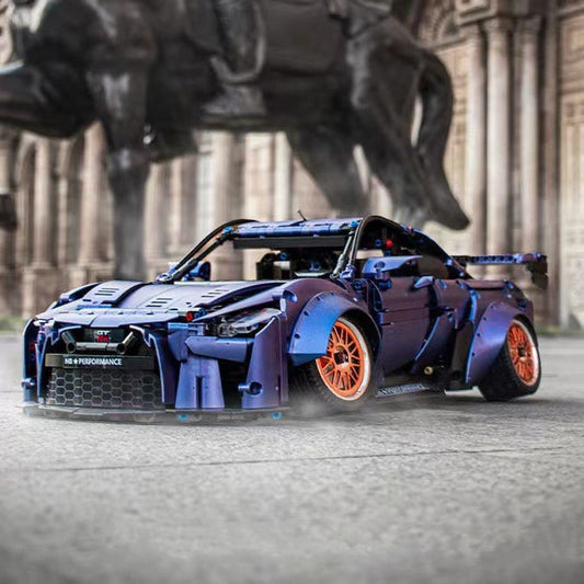 Modelo de Auto de Carreras GTR Bloques de Construcción Alta Dificultad - Image 2