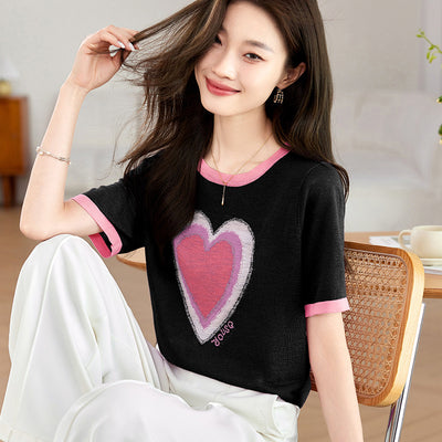 Camiseta Ligera Transpirable Fashion Love - Playera Básica Cómoda - Image 3