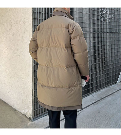 Chaqueta Acolchada Retro Estilo Dos Piezas para Hombre - Image 14