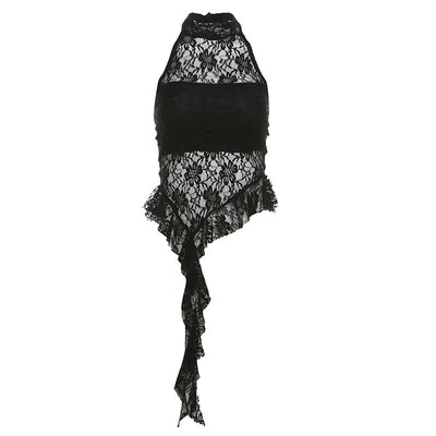 Chaleco Cuello Halter Pure Desire con Bordes Irregulares - Image 6