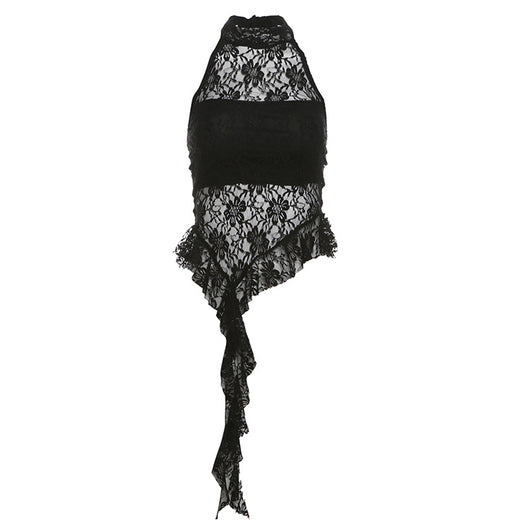 Chaleco Cuello Halter Pure Desire con Bordes Irregulares - Image 6