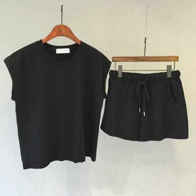 Conjunto Deportivo Coreano: Shorts Sueltos y Playera Sin Mangas - Image 5