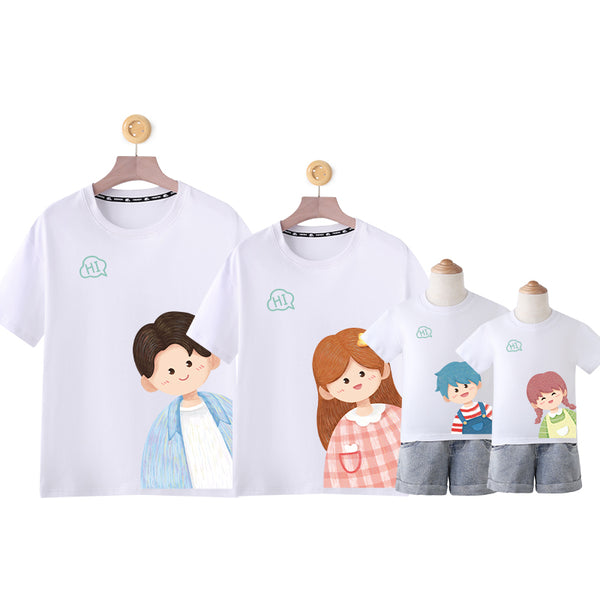 Playera de Algodón con Diseño Cartoon para Niños y Adultos - Image 12