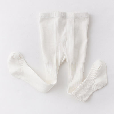 Leggings Infantiles de Algodón con Rayas Verticales Delgadas - Image 12