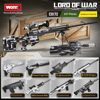 Kit de Bloques de Construcción Rifle Francotirador Militar Compatible - Image 6