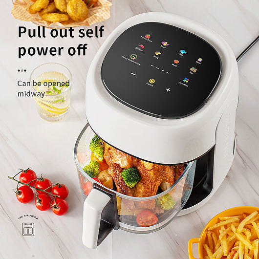 Freidora de Aire Eléctrica Grande con Convección y Ventana Visualización - Cocina sin Aceite - Image 3