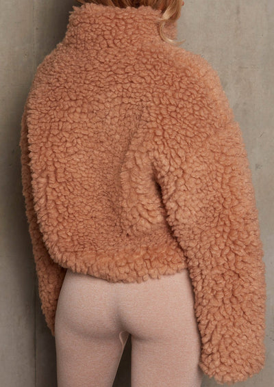 Cardigan de Cachemira y Lana de Cordero para Mujer - Abrigo Corto de Lujo - Image 3