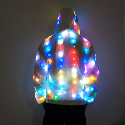 Chaqueta LED Luminosa para Hombre con Colores Dinámicos - Image 6