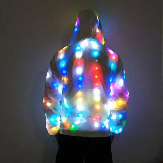 Chaqueta LED Luminosa para Hombre con Colores Dinámicos - Image 6