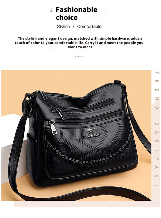 Bolso de Hombro de Cuero Suave para Mujer - Capacidad Extra Grande - Image 23