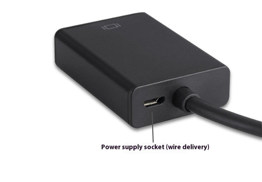Adaptador VGA a HDMI con Audio y Alimentación - Conexión 1080p Plug and Play - Image 9