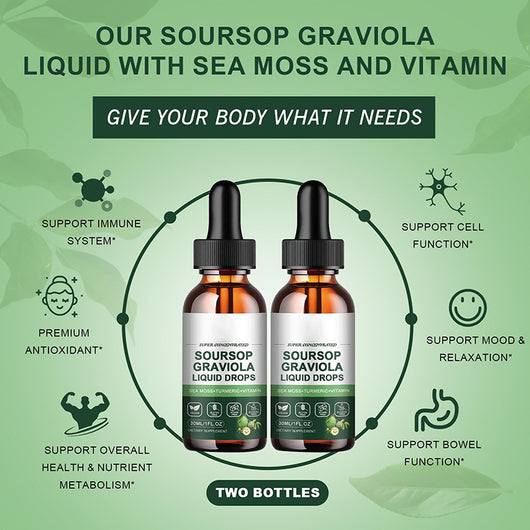 Gotas de Hoja de Guanábana 30ml - Extracto Natural Premium - Image 2