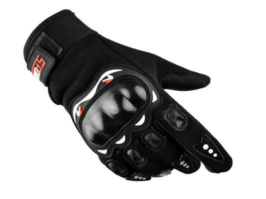 Guantes de motocicleta con protección reforzada