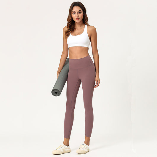 Pantalones de Yoga con Textura Arenada