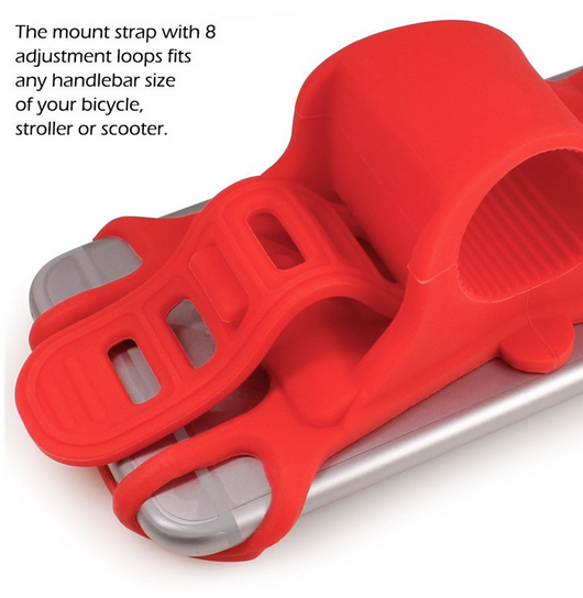 Soporte Universal de Silicona para Smartphone en Bicicleta y Moto - Image 6
