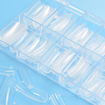 Extensiones de Uñas Transparentes con Pegamento de Estado Sólido - Caja de 100 Piezas - Image 4
