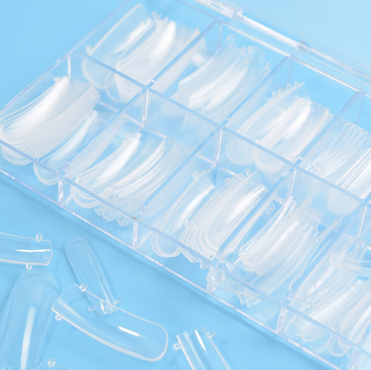 Extensiones de Uñas Transparentes con Pegamento de Estado Sólido - Caja de 100 Piezas - Image 4