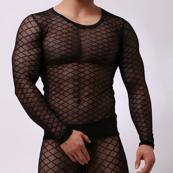 Playera de Malla Manga Larga