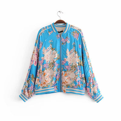 Chaqueta Estampada de Algodón Europeo para Primavera y Verano - Image 3
