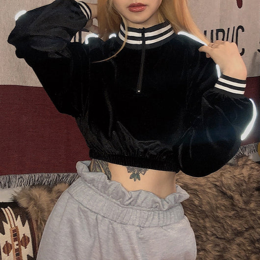 Remera Crop Top Ajustada