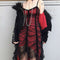 Vestido Plisado Asimétrico con Tirantes