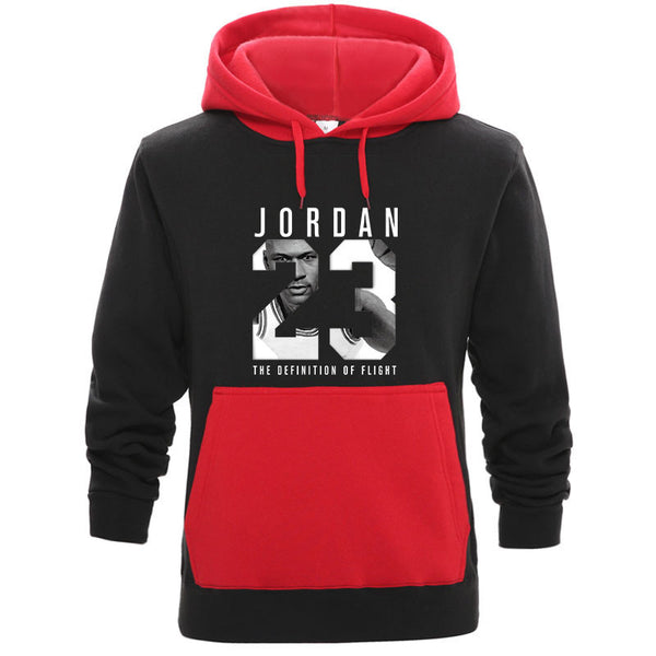Sudadera con Capucha de Contraste