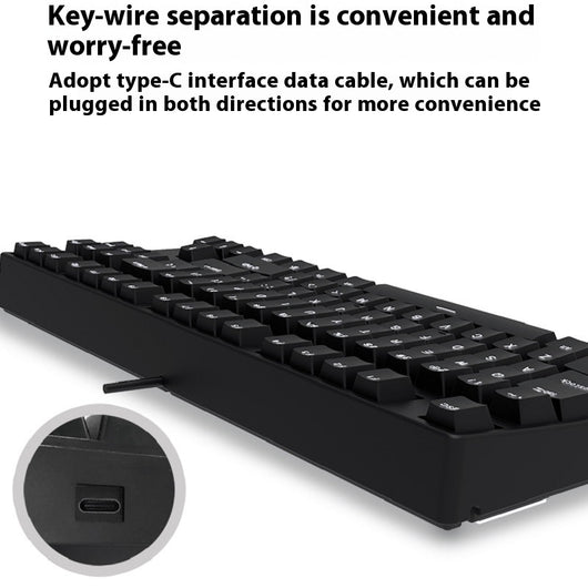Teclado Mecánico Gaming 87 Teclas Hot Swap Intercambiable Dual Color - Image 5