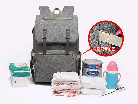 Mochila Maternal Térmica Impermeable con Carga USB y Calentador de Biberones - Image 6