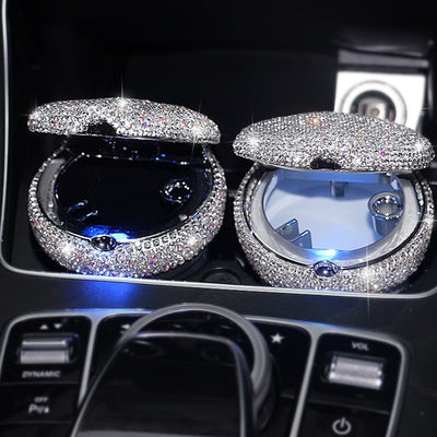 Cenicero para Auto con Cristales de Diamante - Image 5