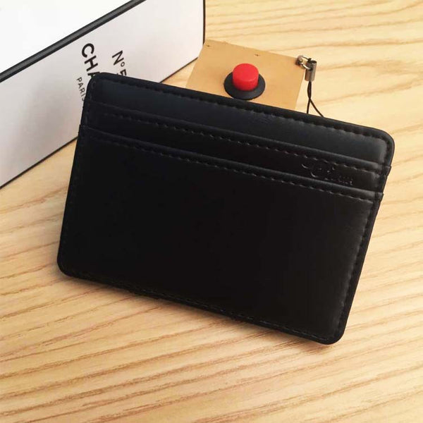 Billetera Compacta para Hombre con Compartimento de Monedas y Tarjetas