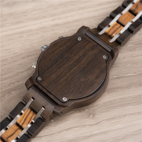Reloj Electrónico de Madera