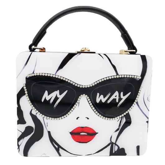 Bolsa Cuadrada Pequeña con Divisiones