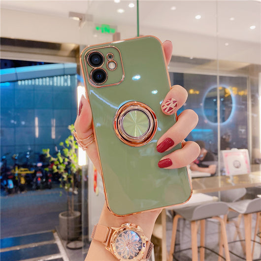 Funda de Silicona Premium para iPhone 12, 12 Pro, 12 mini, 11 Pro Max - Protección Elegante con Acabado Metalizado - Image 11