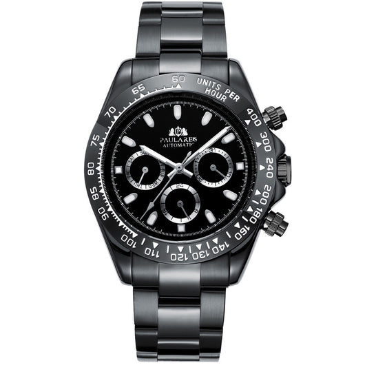 Reloj Automático Mecánico Multifunción Luminoso Azul Hielo para Hombre - Image 18