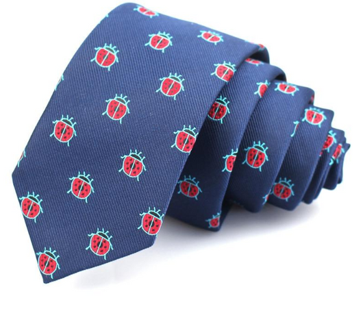 Corbata Estrecha Casual con Diseño Cartoon Versátil y Moderno - Image 2