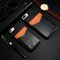 Funda iPhone X con Soporte y Cartera de Cuero Patrón Crazy Horse